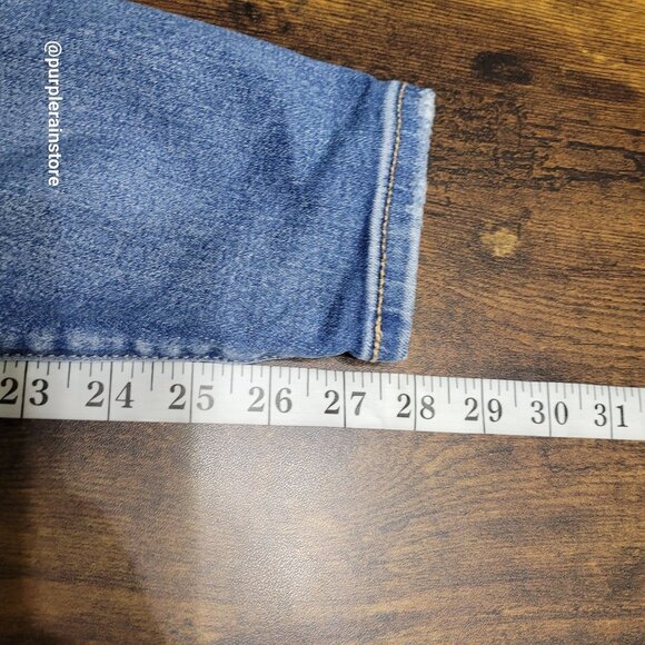 American Eagle Jeans 16 R Jegging Super Hi Rise Next Level Stretch Medium Light - Picture 11 of 13